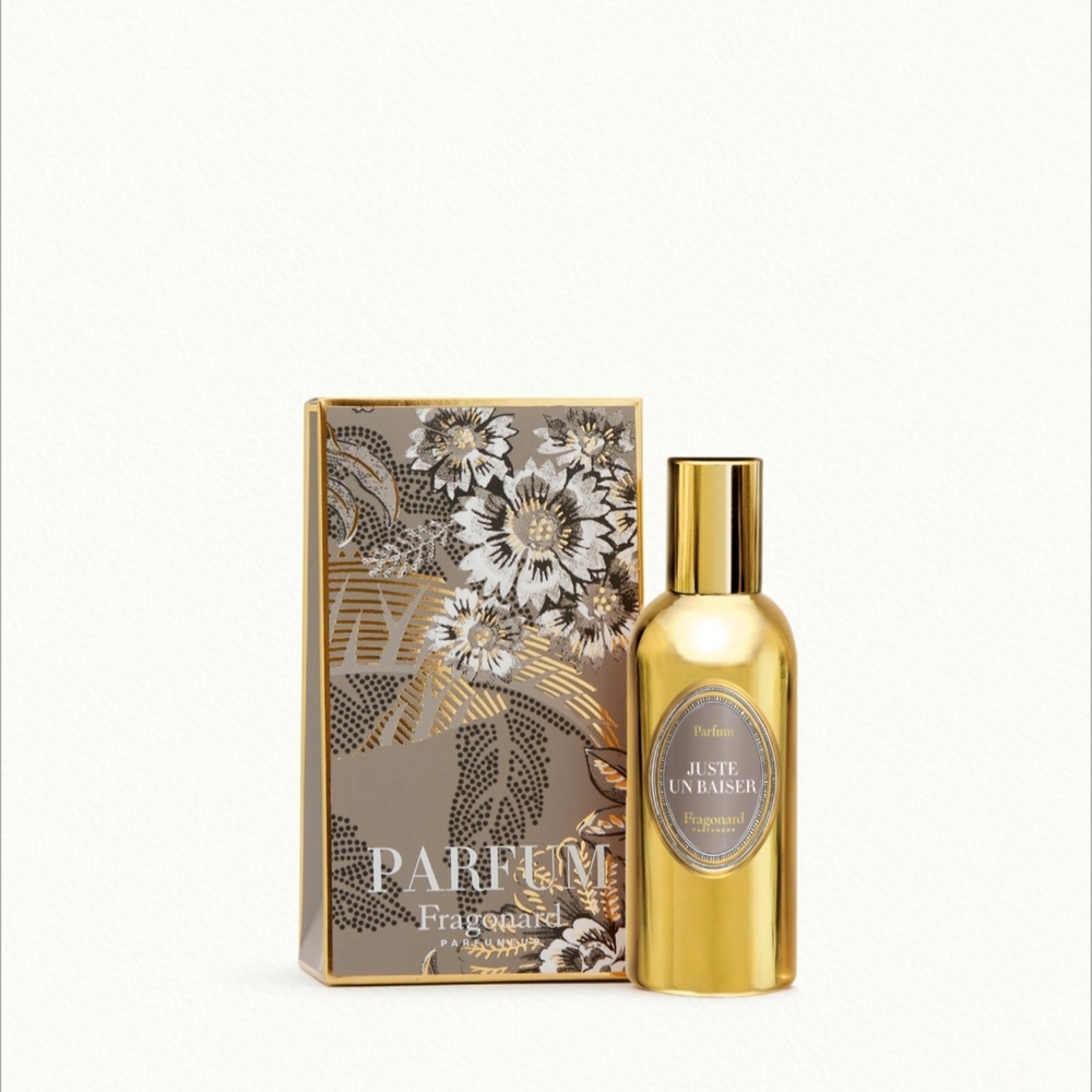 Fragonard Juste Un Baiser Gold Box With Fragrance Content